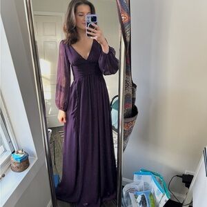 Lulu’s Purple Maxi Gown